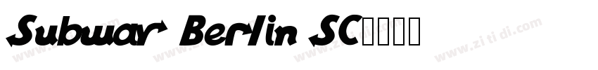 Subway Berlin SC字体转换
